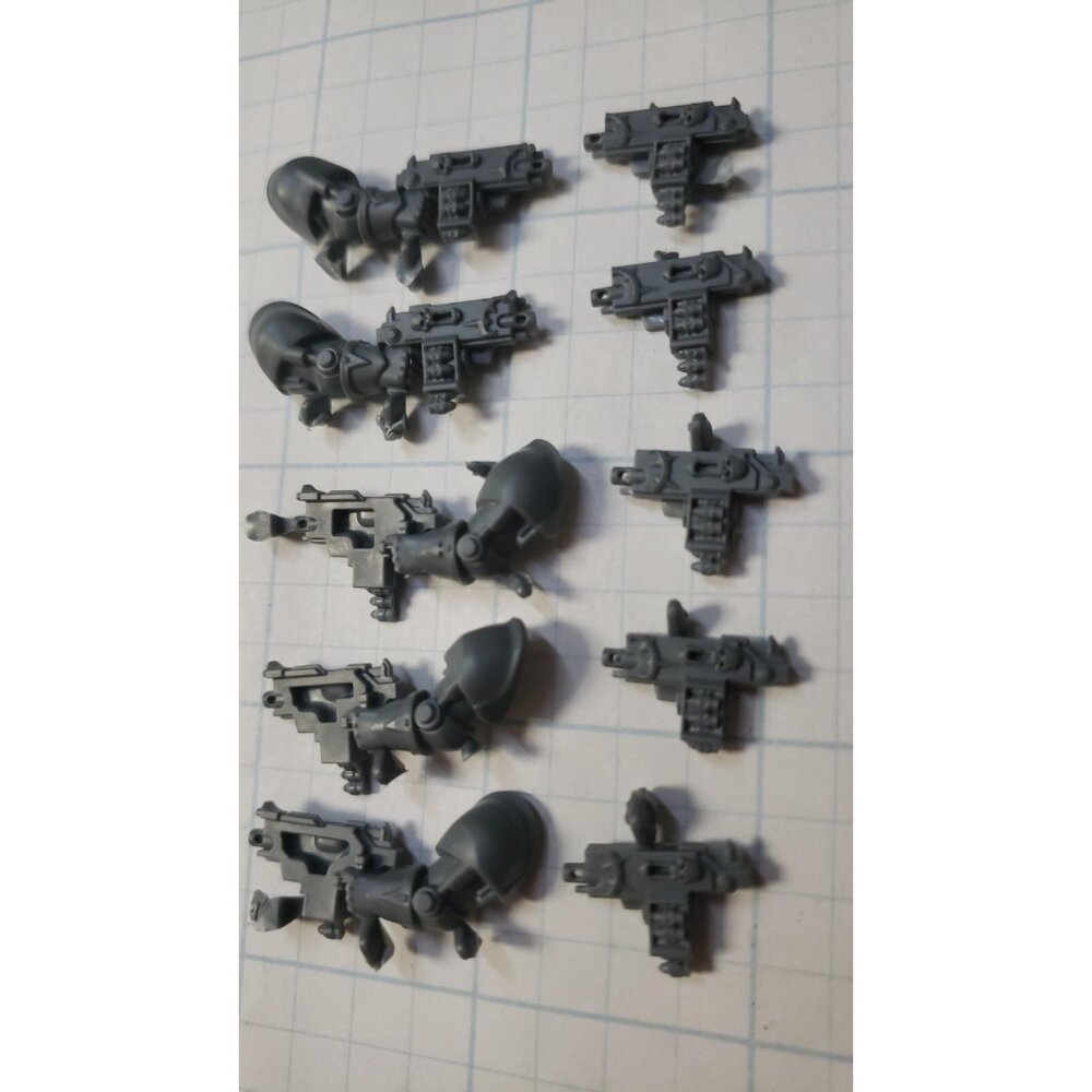 Warhammer 40k Chaos Space Marines Bits Terminator Combi Storm Bolters x5 - Picture 2 of 3